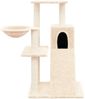 vidaXL Kratzbaum mit Sisal-Kratzsäulen Creme 82 cm 171666 Bild 3