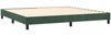 vidaXL Boxspringbett mit Matratze Dunkelgrün 200x200 cm Samt, Härtegrad: H2 [3141386] Bild 4