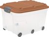 Rotho Aufbewahrungsbox mit Deckel 59,5 x 40 cm 57 L coral clay Bild 2