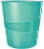 Leitz Papierkorb Wow 15l Polystyren eisblau Bild 2