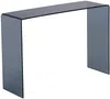Vente-unique - ALONZO Konsole Glas TransparentSchwarz - B 35 cm x H 75 cm x L 110 cm Bild 3