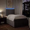 vidaXL Boxspringbett mit Matratze Taupe 120x200 cm Stoff 3292752 Bild 5