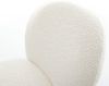 Esszimmerstuhl Nube-Flex Bouclé Weiß 4-Fuß konisch Edelstahl Taschenfederkern Bild 4