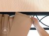 4 Seitenteile für Gartenpavillon Rendezvous Deluxe 3x3 m - Polyester ca. 160 g/m² - mit Reißverschluss - cappuccino Bild 5