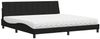 vidaXL Bett mit Matratze "Hanko" Schwarz 200x200 cm Stoff 3310554 Bild 2