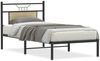 vidaXL Bettgestell ohne Matratze Sonoma-Eiche 75x190 cm Holzwerkstoff 4106782 Bild 2