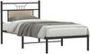 vidaXL Bettgestell ohne Matratze Sonoma-Eiche 75x190 cm Holzwerkstoff 4106782 Bild 3