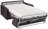 Schlafsofa 2-Sitzer CALIFE - Braun - Liegefläche: 120 cm - Matratzenhöhe: 14 cm Bild 3