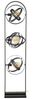 KAWOLA Stehleuchte DILLY Stehlampe 3-flammig Metall schwarz 160 x 22 x 36 cm Bild 3
