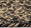 vidaXL Teppich Handgefertigt Jute Schwarz und Natur 150 cm 133727 Bild 3