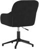 vidaXL Bürostuhl Drehbar Schwarz Samt 344862 Bild 5