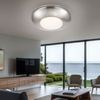 LED Deckenleuchte, Chrom, satiniert, rund, D 26 cm Bild 2