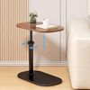 Höhenverstellbarer Schreibtisch mit wasserfester Platte, Für Homeoffice & Gaming Großfläche 37×23.8cm in Walnuss & Schwarz Bild 4
