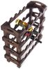 DESIGN DELIGHTS Weinregal WEINREGAL "RUSTIC", 66 x 61 x 24 cm(HxBxT), Altholz massiv, Flaschenhalte Bild 4