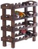 DESIGN DELIGHTS Weinregal WEINREGAL "RUSTIC", 66 x 61 x 24 cm(HxBxT), Altholz massiv, Flaschenhalte Bild 3