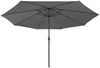 vidaXL Sonnenschirm mit LED-Beleuchtung 400 cm Anthrazit 312532 Bild 3