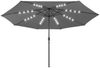 vidaXL Sonnenschirm mit LED-Beleuchtung 400 cm Anthrazit 312532 Bild 2