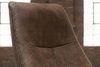 KAWOLA Relaxsessel FERREIRA Drehsessel Lederfaserstoff cognac mit Hocker 106 x 84 x 78 cm Bild 4