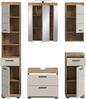 Badkombination B/H/T: 164x191x34 cm in Evoak Oak Nachbildung Bild 3