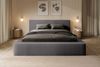 Polsterbett Doppelbett OMAHA 160x200cm Komplettset Stoff Euphoria Dunkelgrau Bild 2