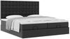 vidaXL Ottoman-Bett mit Matratzen Schwarz 200x200 cm Kunstleder 3313659 Bild 5