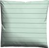 biberna 0636044 Mako-Satin Bettwäsche STREIFEN - MIX & MATCH, mint, 1x 135x200 cm + 1x 80x80 cm Bild 2