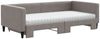 vidaXL Tagesbett Ausziehbar mit Matratzen Taupe 100x200 cm Stoff 3196604 Bild 3
