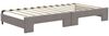 vidaXL Tagesbett Ausziehbar mit Matratzen Taupe 100x200 cm Stoff 3196604 Bild 5