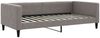 vidaXL Tagesbett Ausziehbar mit Matratzen Taupe 100x200 cm Stoff 3196604 Bild 4