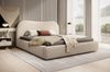 Selsey 'Simsalo' Polsterbett mit Bouclé-Bezug und Stauraum, beige, 180x200 cm Bild 3