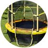 Chipolino Kindertrampolin Funny 140 cm Gummibänder Federabdeckung Reißverschluss gelb Bild 3