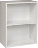 furni24 Breites Bücherregal mit 2 Fächern, Holzregal, Würfelregal, Aufbewahrungsregal, weiß, 60 x 31 x 77h Bild 2