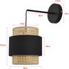 lux. pro 'Southampton' Wandleuchte, 2er Set Beige/Schwarz, 36 x 30 x 18 cm Bild 5