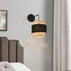 lux. pro 'Southampton' Wandleuchte, 2er Set Beige/Schwarz, 36 x 30 x 18 cm Bild 2