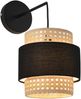 lux. pro 'Southampton' Wandleuchte, 2er Set Beige/Schwarz, 36 x 30 x 18 cm Bild 3