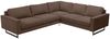 Places of Style Ecksofa Pinto, 250/290 cm, langer Schenkel, XXL, Ottomane, Cord, Feincord, Luxus-Microfaser Leder und Chenille Bild 3