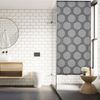 Relaxdays Duschrollo grau Punkte Bild 3