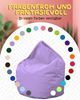 PATCH HOME Sitzsack Tropfenform – XL – Flieder, bequemer Sitzsack aus Luxus-Polyester-Gewebe, bereits befüllt Bild 5
