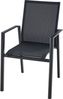 Siena Garden Gartensessel BOLOGNA Stapelsessel, anthrazit, Aluminiumgestell, Ranotex® Bezug Bild 1