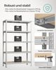 Songmics Schwerlastregale mit 5 Ablagen, Stahl / MDF, Silber, 200 x 60 x 120 cm Bild 3