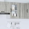 vidaXL Küchen-Hängeschrank mit Glastür Kalmar Grau Sonoma Holzwerkstoff 853533 Bild 4