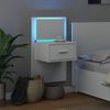vidaXL Wand-Nachttisch mit LED-Leuchten Weiß 848157 Bild 5