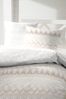 Primera Bio Renforce Bettwäsche 135x200 Zickzack rosa beige silber B123006-74 Bild 3
