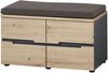 Sitzbank Sitzhocker Garderobenbank inkl. Kissen MEMPHIS Artisan Eiche Nb. Bild 3