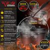 KESSER® Dutch Oven Set BBQ Feuertopf Schmortopf, Gusseisen Topf mit Deckelheber Henkel und Schlitz für Themormeter, kochkessel Grilltopf Gulaschkessel für Oudoor & Indoor Topf ohne Füße, DO6P - 7.3 Liter Bild 2