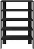 vidaXL Schuhregal Schwarz 61x32x87,5 cm Holzwerkstoff 859852 Bild 4