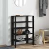 vidaXL Schuhregal Schwarz 61x32x87,5 cm Holzwerkstoff 859852 Bild 3