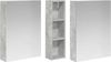 vidaXL Badezimmerschrank-Set 3 pcs 120 x 14,5 x 70 cm Holzwerkstoff 3403747 Bild 5