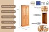 Home affaire Garderobenschrank Klera Breite 67 cm, aus massiver Kiefer, FSC®-zertifiziert Bild 3