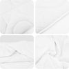 vidaXL Winterbettdecke mit Kissen 3 pcs Weiß Mikrofaser 3377864 Bild 5